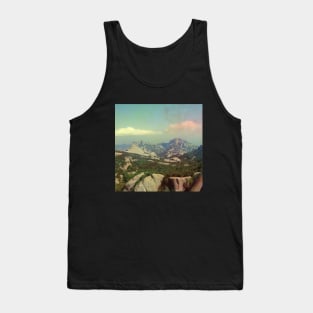 View from the Spanish mountain Spain sightseeing trip photography from city scape Barcelona Blanes Malgrat del Mar Santa Susuana Tank Top